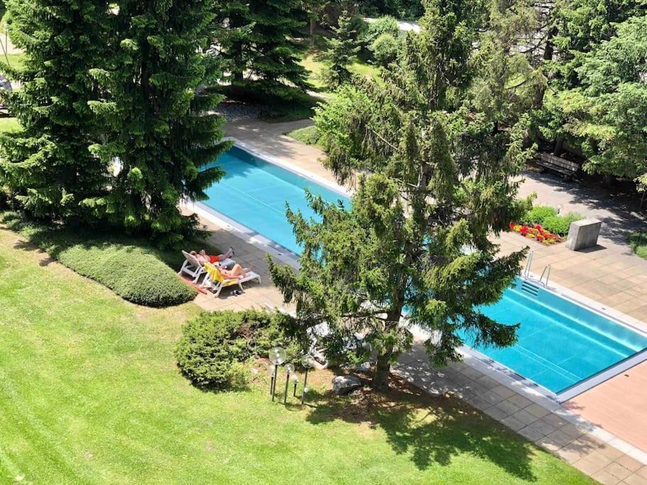Modern Laax Apt, Swimming Pools, Wellness & Tennis Exterior photo